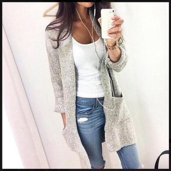 Sweaters - Wool blend cardigan
